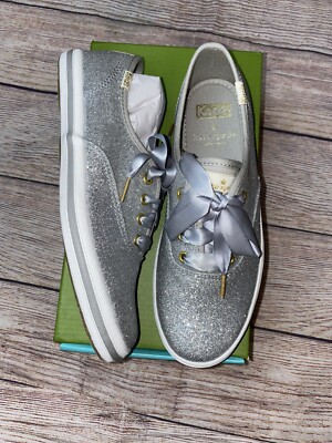kate spade silver sneakers