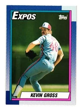 1990 Topps #465 Kevin Gross Montreal Expos