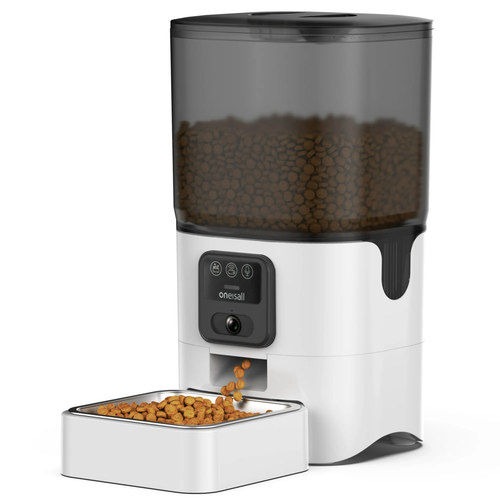 Automatic Remote Cat Food Dispenser 6L/25 Cups Oneisall WF-6 WF-63 5GHz & 2.4GHz - Picture 2 of 9