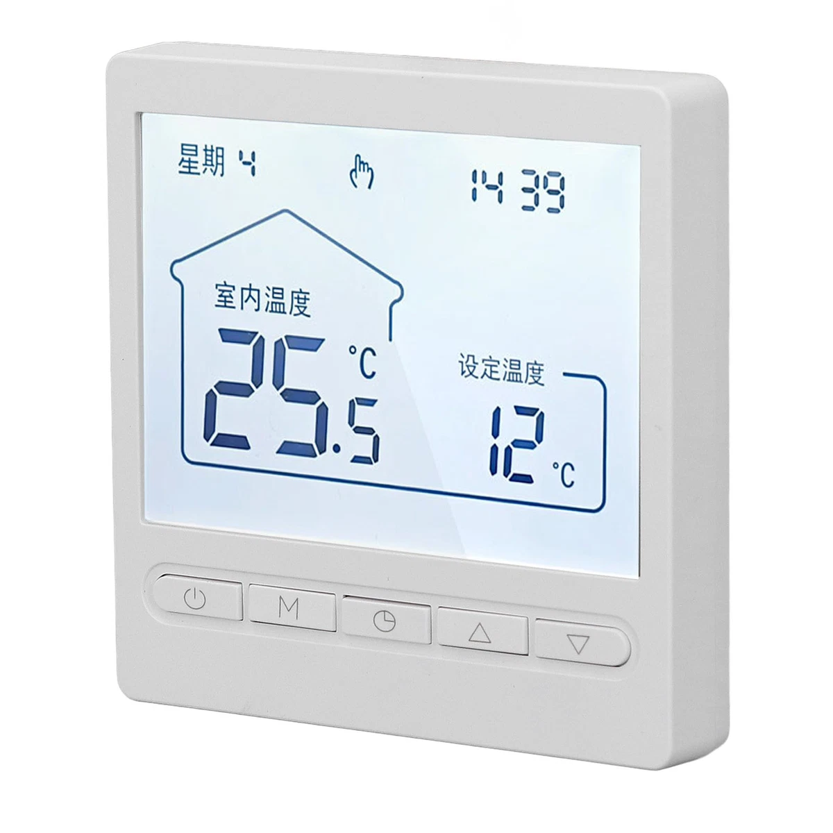 SL 230V Smart Thermostat Programmable LCD Display 5℃‑45℃ For Home Floor  Heating | eBay