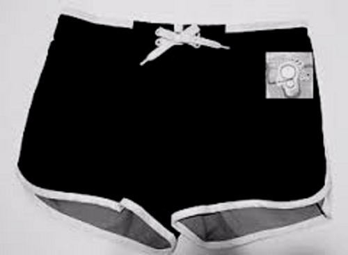 New OP Swim Shorts Girls Black UPF 50+ size XS 4/5