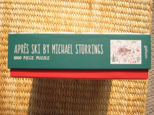 Michael Storrings1000 Pc Jigsaw Puzzle ~ APRES SKI ~ Galison ~ Contents Sealed - Picture 2 of 3