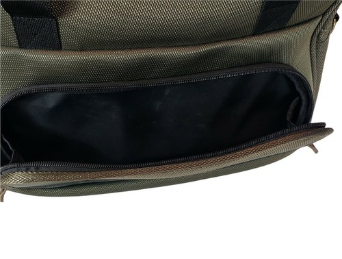 Liz Claiborne Olive Green Carry On Bag Luggage Zip Pockets Detachable Strap - Picture 8 of 10