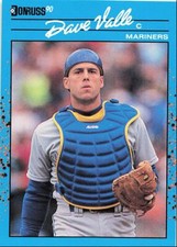 1990 Donruss Best of the AL Dave Valle Seattle Mariners #55