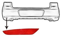 VAN Wezel 5863939 RüCkstrahler FüR VW