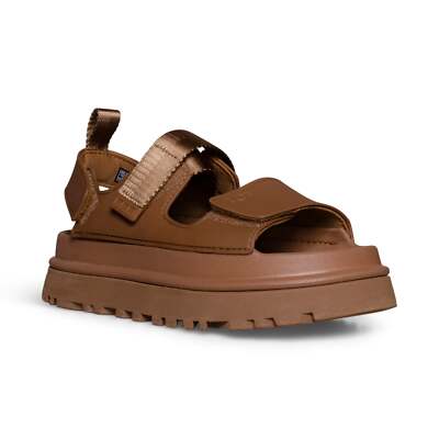 靴 UGG GoldenGlow BROWN UGG Goldenglow Brown Chestnut Sandals - Women's | eBay