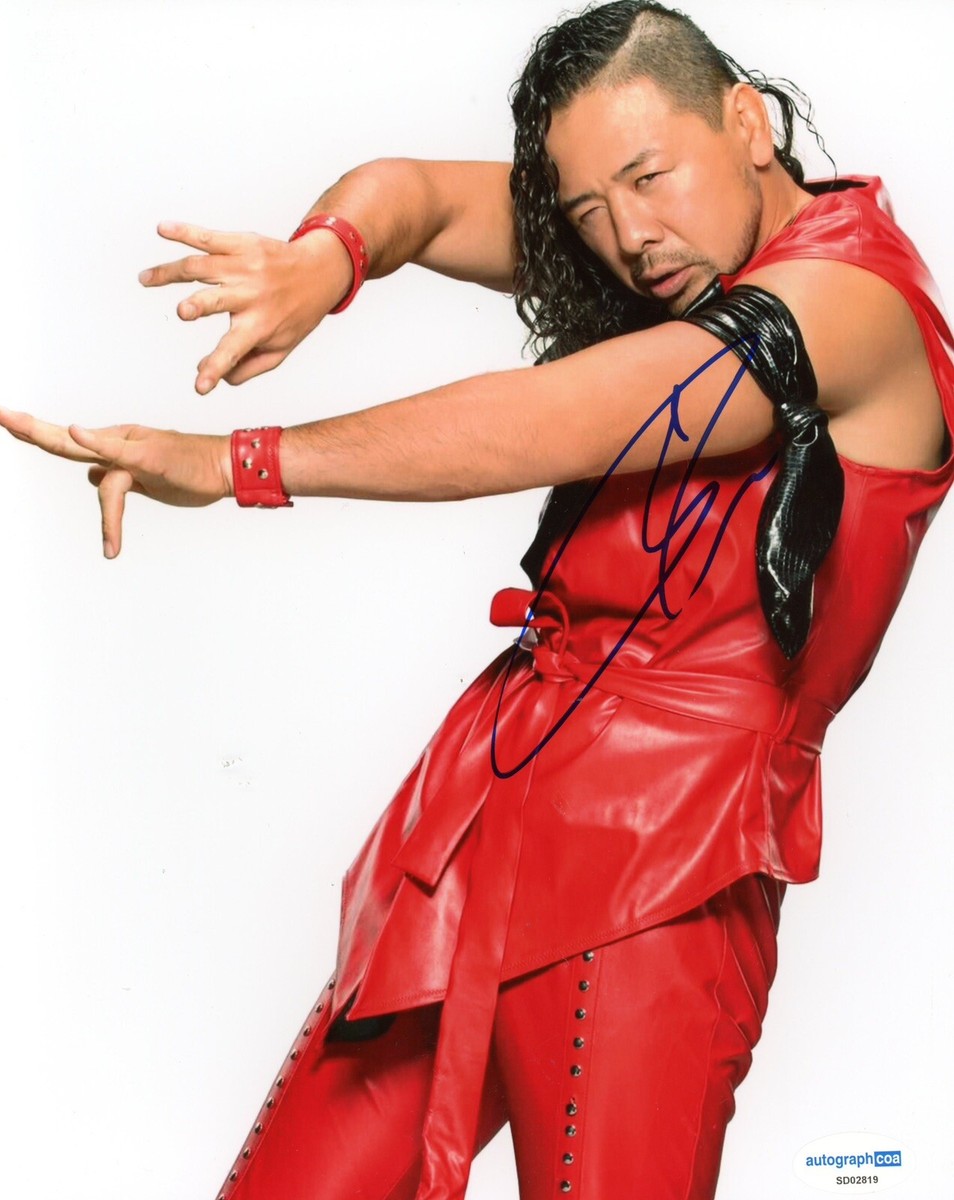 SHINSUKE NAKAMURA SIGNED AUTOGRAPH 8x10 PHOTO PICTURE ACOA WWE NXT