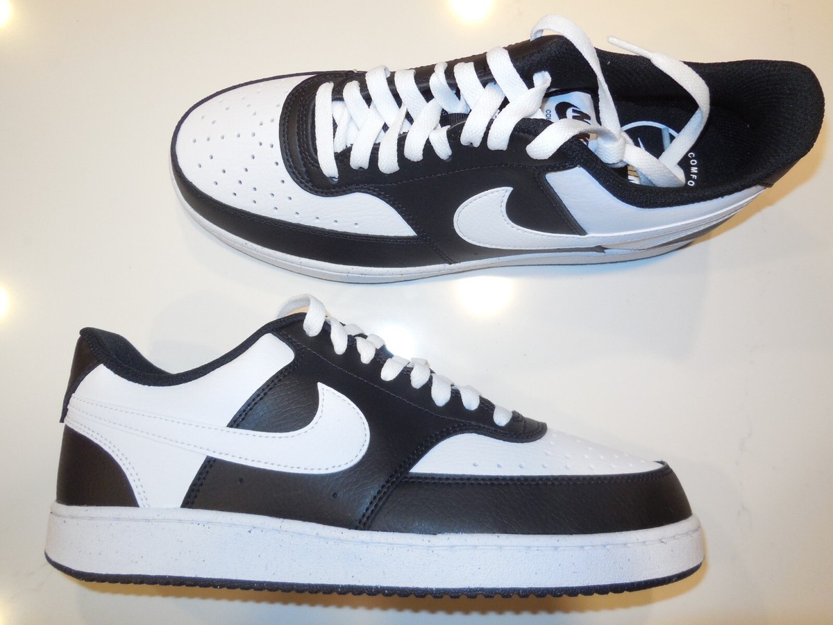 Size 8.5 - Nike Dunk Low Black White for sale online | eBay