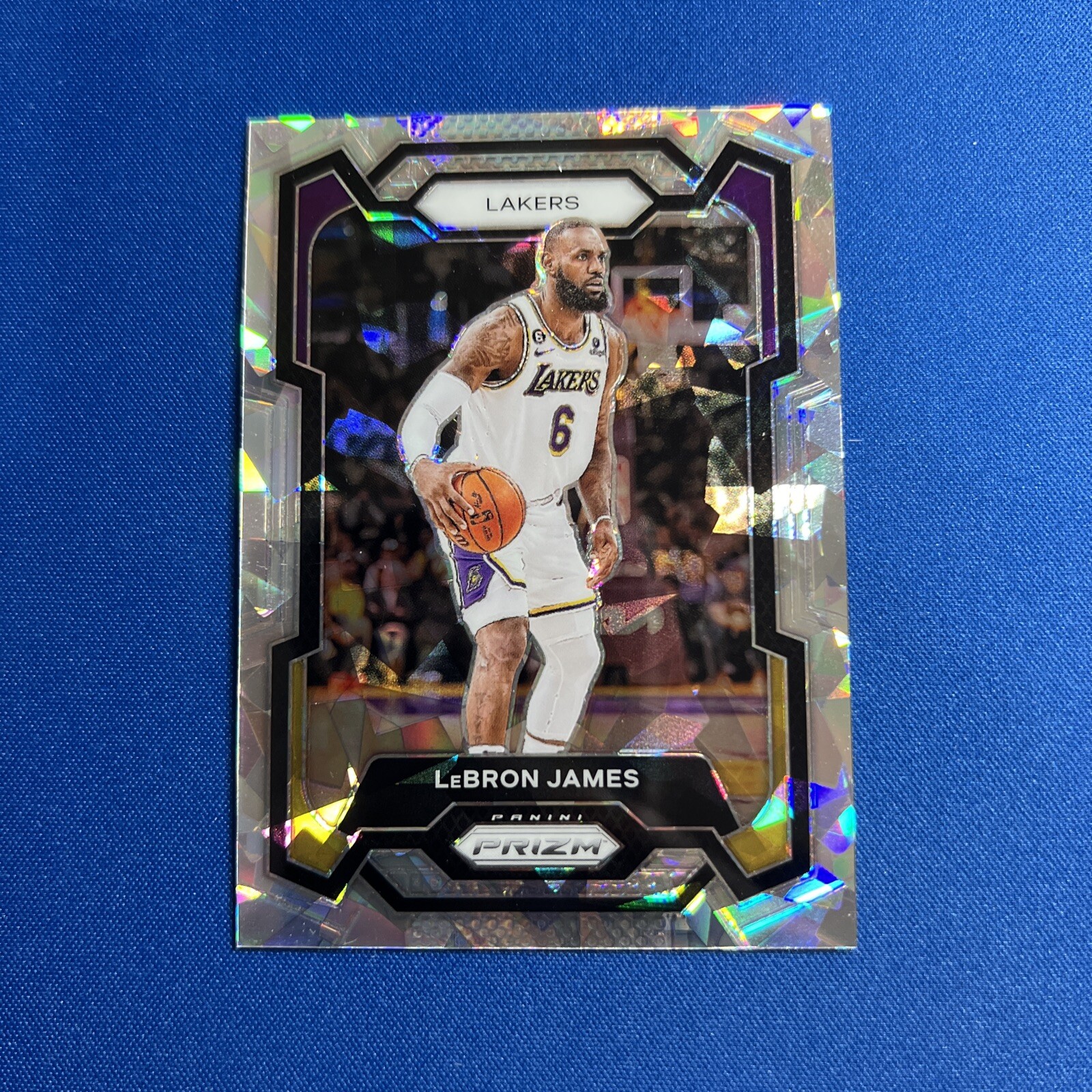 2023-24 Panini Prizm - Ice Prizm #63 LeBron James