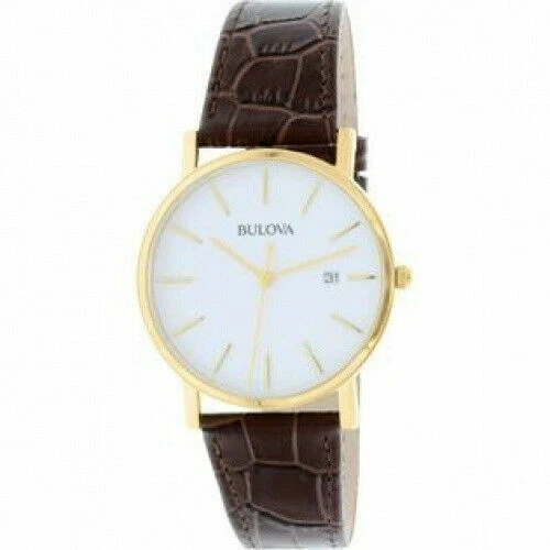 Bulova Gold Plated Band Wristwatches