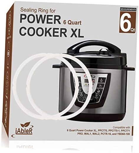 Original Sealing Ring for 6 Qt Power Pressure Cooker XL 6 Qt Replacement 