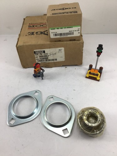 **NEW** DODGE FSB-SL-012 - BALDOR BEARING ASSEMBLY #128092 - Picture 6 of 7