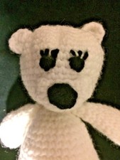 Handmade Crochet White Polar Bear