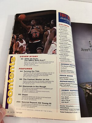 Tuff Stuff Magazine June 1996 Michael Jordan Chicago Bulls NBA