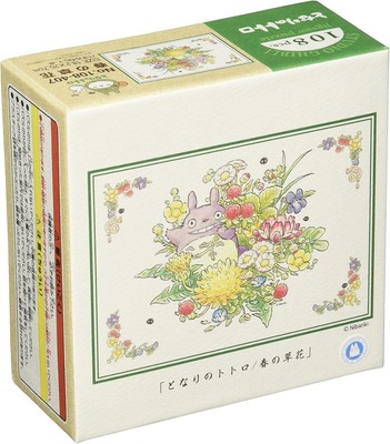 108 pieces Jigsaw Puzzle My Neighbor Totoro Spring Flowers(18.2x25.7cm) 108-407