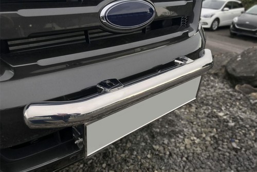 Front Bumper Light Bar + Jumbo Oval Spots To Fit Isuzu D-Max Rodeo 2016-2021 4x4 - Picture 4 of 7