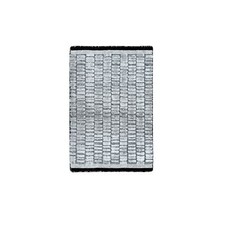 2' x 3' Gray Modern Textured Hand Loomed Wool and Silk Mat Oriental Rug R84617