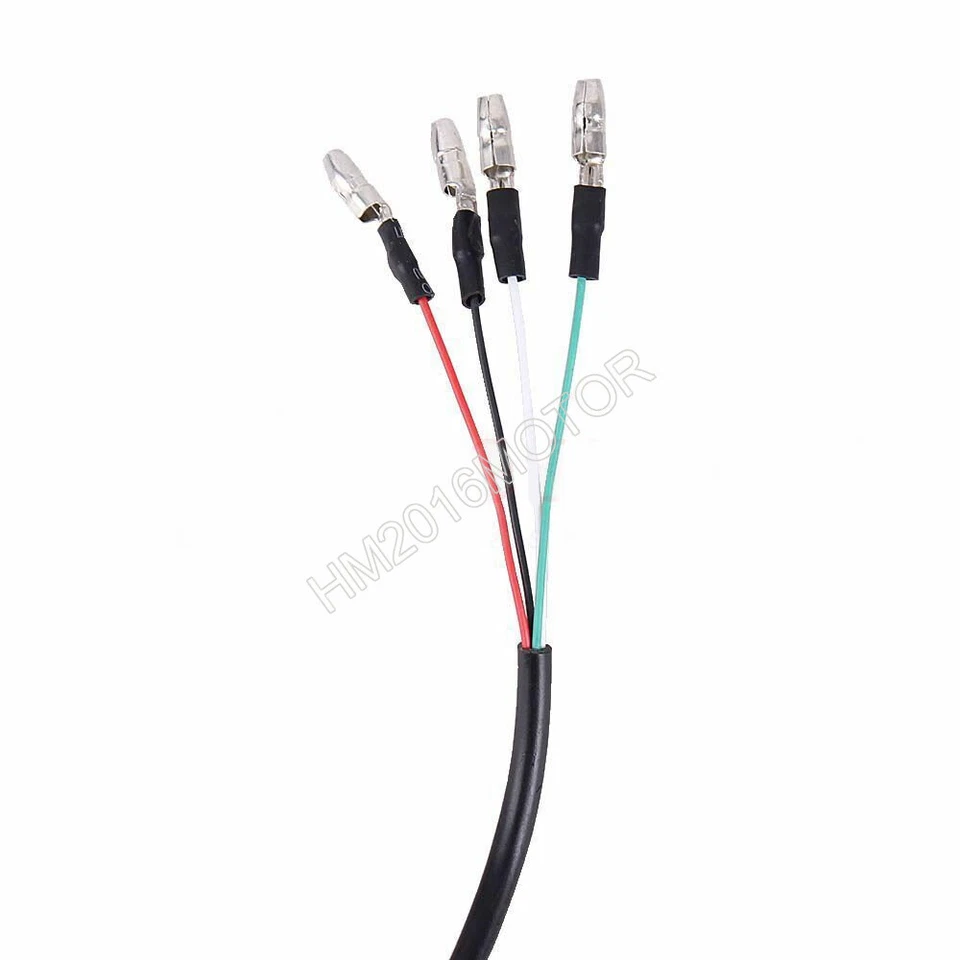 4x 2.2" plástico mini LED freno de bala luces de señal de giro para Bobber Café Foto 2 de 4