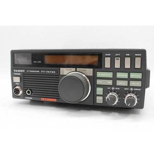 YAESU FT-747SX Transceiver HF All Mode Ham Radio Untested - Zdjęcie 2 z 7