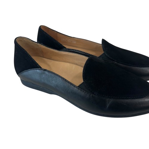 Mocassini donna Dansko neri in pelle e camoscio taglia 37 scarpe comode slip-on - Foto 9 di 14