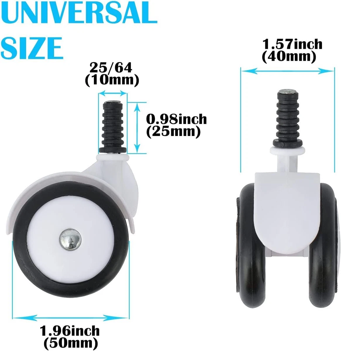 Combi top walker wheels