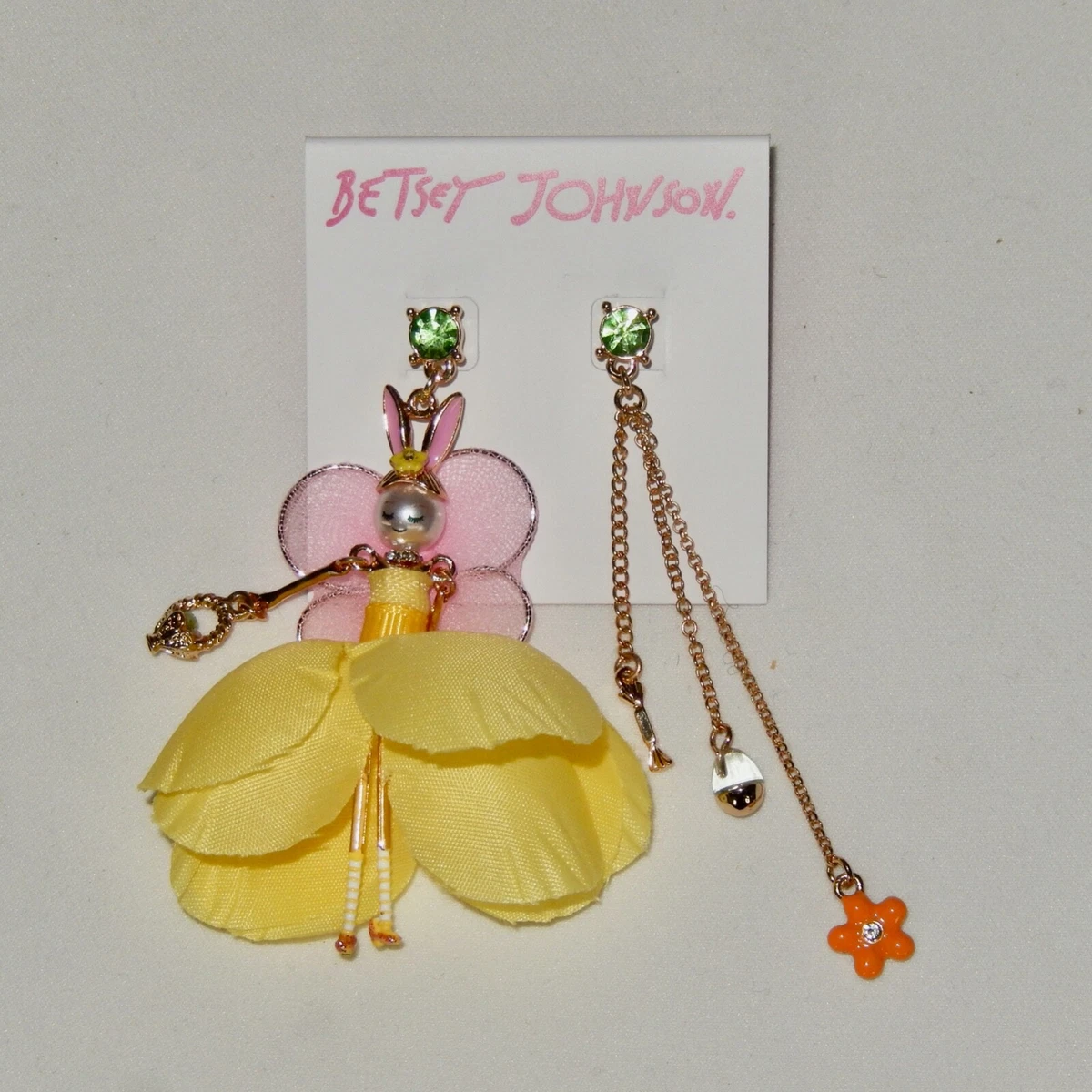 Betsey johnson hotsell fairy earrings