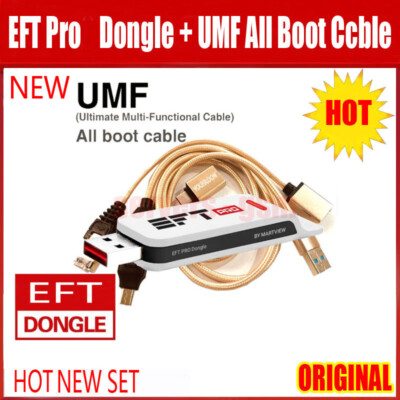 100% Original EFT Pro dongle  EFT dongle + UMF all boot Cable