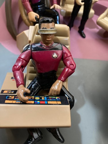 1993 Playmates Star Trek: TNG ENTERPRISE D Bridge Playset und Command Crew - Bild 15 von 24