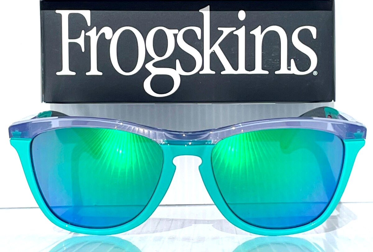 Oakley Frogskins グリーン　一度使用 Oakley Sunglasses FROGSKINS Green Fade w/Prizm Daily Polarized