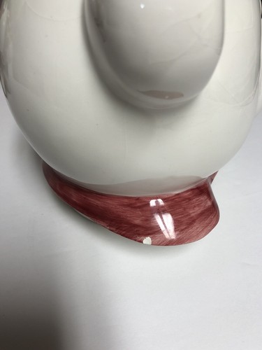 Laurie Gates Los Angeles Pottery Christmas Teddy Bear Cookie Jar - Picture 10 of 11