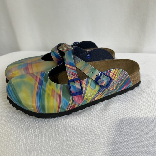 Birki's Birkenstock Dorian Mehrfarbig Leder Mary Jane Clogs US 6 EU Gr. 37 - Bild 2 von 9