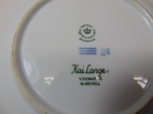 Vintage 1963 Royal Copenhagen Christmas Plate "Windmill" by Kai Lange - Picture 9 of 11
