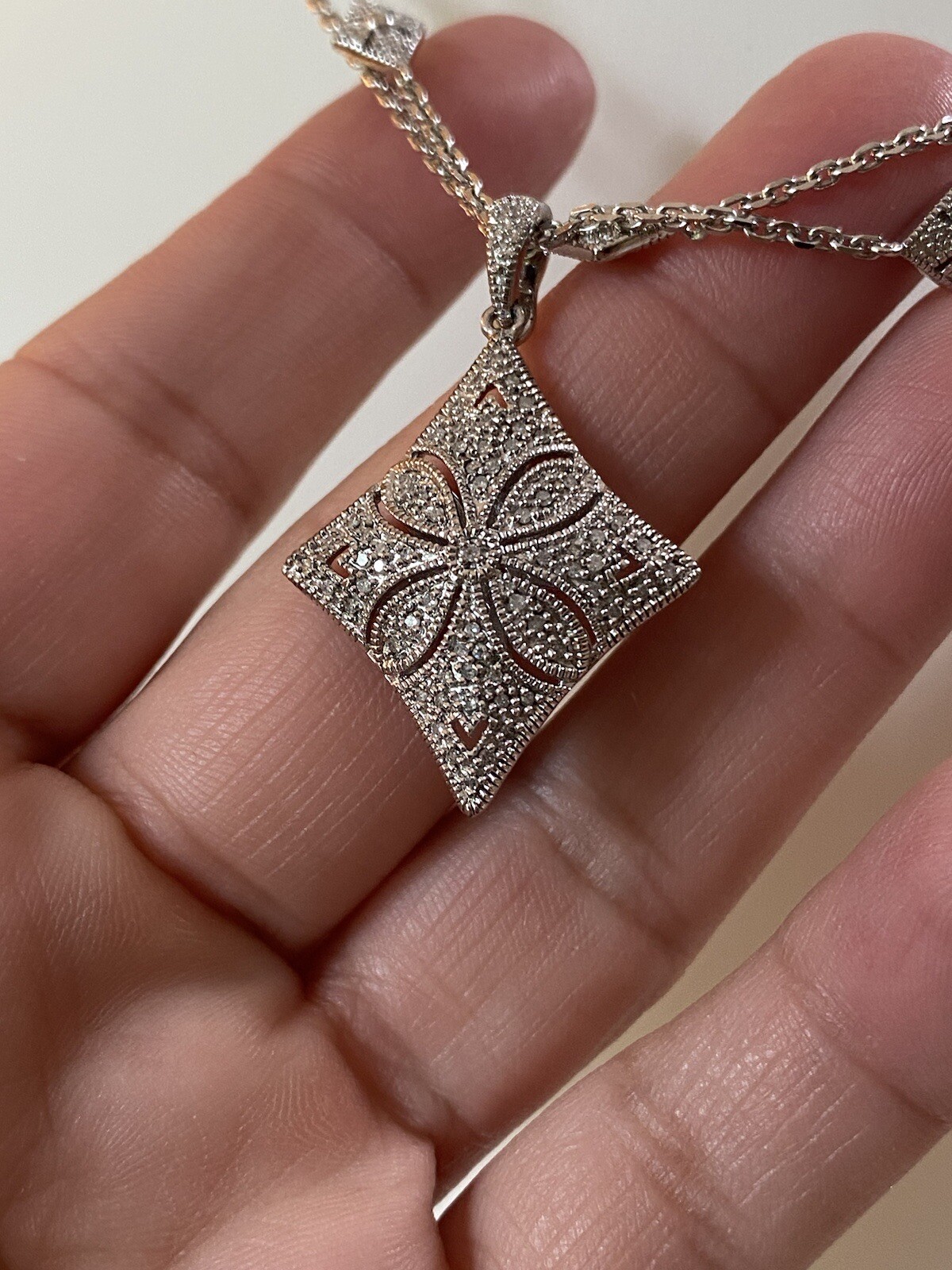 Affinity Diamond Sterling Silver Diamond Enhancer… - image 5