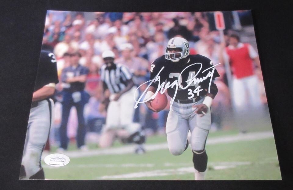 Greg Pruitt Autographed Signed Oakland Raiders 8x10 photo JSA COA 