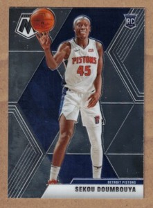 SEKOU DOUMBOUYA RC 2019-20 Panini Mosaic Rookie Basketball Card #243