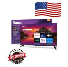 Roku 43" Select Series 4k Hdr Smart Rokutv With Enhanced Voice Remote 4k Picture