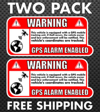 2 Pack Gps Tracking Sticker Decal Vehicle Anti Theft Security Window Alarm Warn 2 Pack Gps Tracking Sticker Decal Vehicle Anti Theft Security Window Alarm Warn