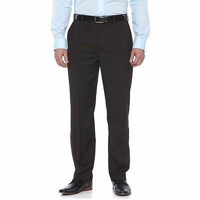 Apt.9 Mens Modern-Fit Performance Flat-Front Dress Pants Black or Gray NEW  $60 | eBay
