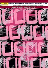 Magnetic Locker Wallpaper Made in USA - Pack of 3 Sheets - vb035 