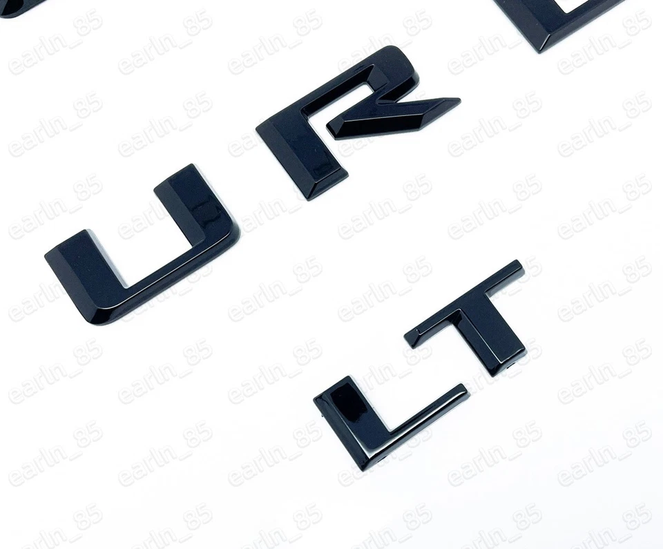 Chevrolet Suburban 2021-2025 puerta trasera brillo negro LT emblema insignia kit Foto 3 de 4