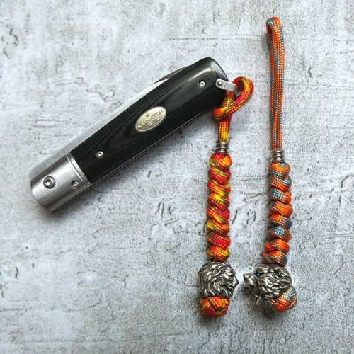 Practicalix Paracord EDC Lanyard Holder Warrior Metal Beads Handmade Sydney - Picture 8 of 254