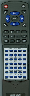 Replacement Remote for SANGEAN RC-P16, DDR63