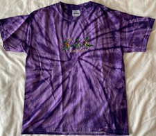 New Orleans Youth Medium T-shirt Boys Girls Purple Tie Dye Mardi Gras Gators M