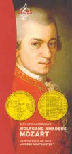 50 Euro GOLD 2006 " WOLFGANG AMADEUS MOZART "   *Folder*