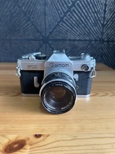 Vintage Canon FX 35mm SLR 1964 Film Camera + 50mm F1.8 FL Breechblock Mount Lens