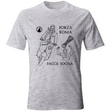 T-Shirt JOSE' MOURINHO Murales Vespa Forza Roma Calcio Special One Totti Maglia