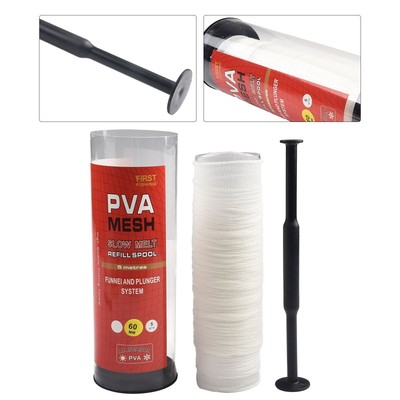Fishing PVA Mesh Fishing Kits 60mm/44mm/37mm*5m Bait Bag Fishing Mesh Net