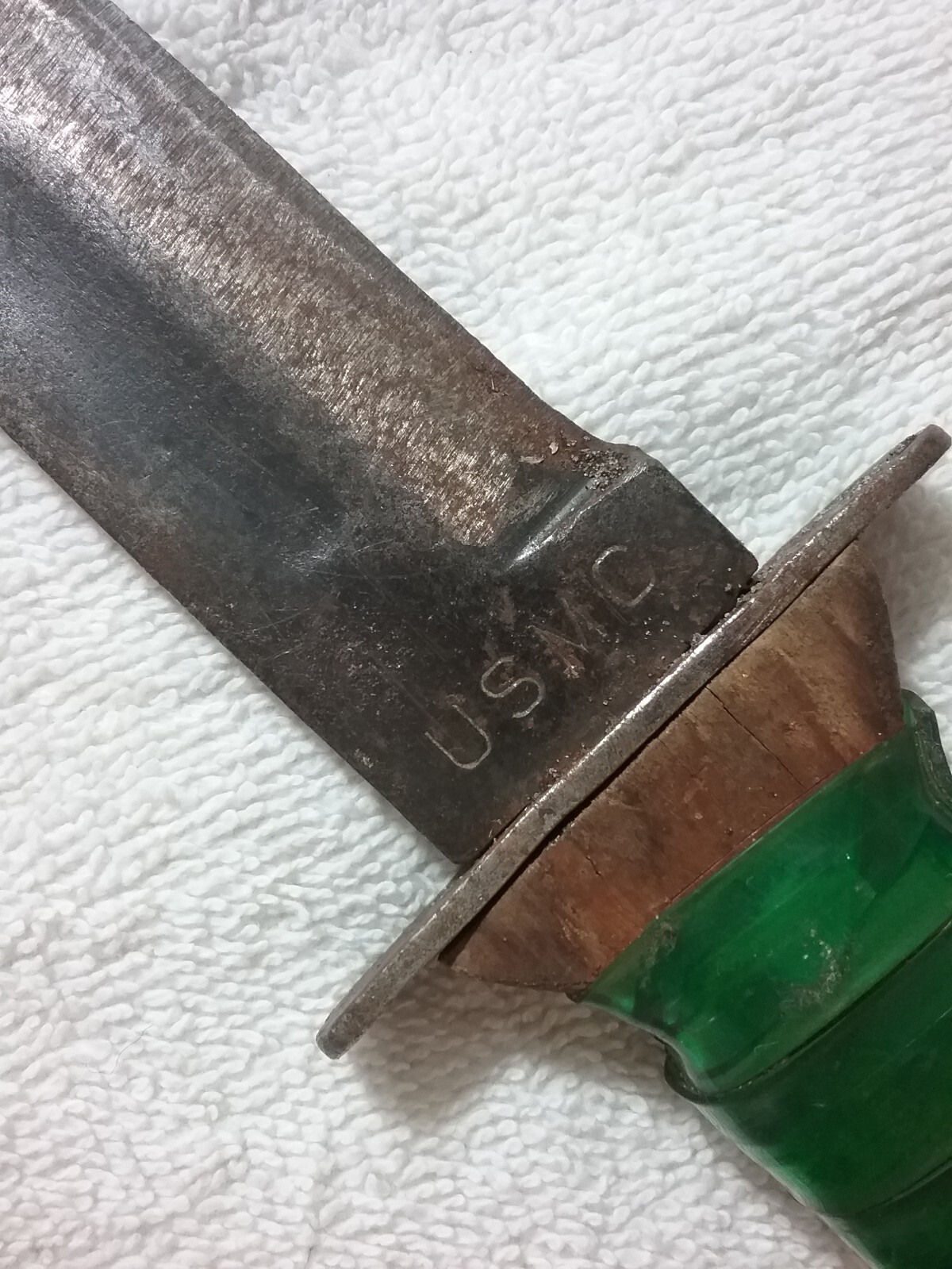 WWII KABAR USMC KNIFE FIXED BLADE For Restoration eBay