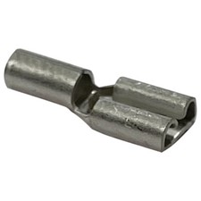  100 Non Insulated Female 16-14 Gauge Quick Disconnect .187" Terminal Connector