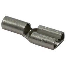 (100) Non Insulated Female 16-14 Gauge Quick Disconnect .187" Terminal Connector